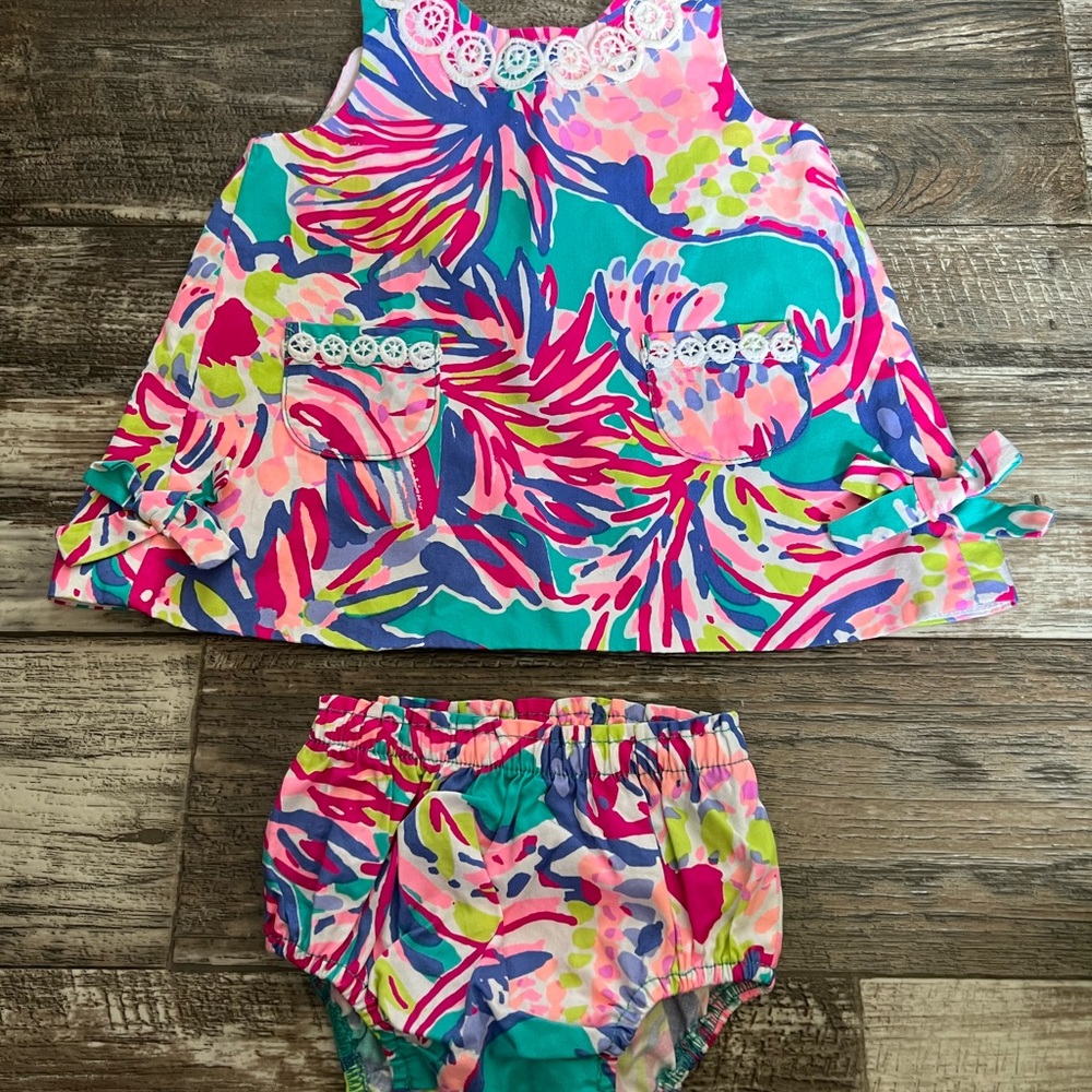 Lilly Pulitzer dress with bloomers